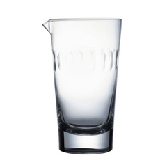 The Vintage List Crystal Mixing Glass with Lens Design