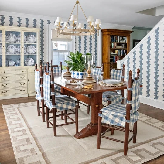 Greek Key Design Handwoven Rug | Cream & Taupe | Jennifer Manners x Salvesen Graham 