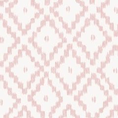 Serra Sol Pink Wallpaper | Ikat Chevron | Mews Furnishings