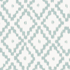 Serra Sol Sage Green Wallpaper | Ikat Chevron | Mews Furnishings