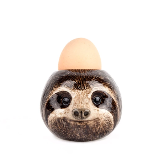 Sloth Face Egg Cup | Quail Ceramics