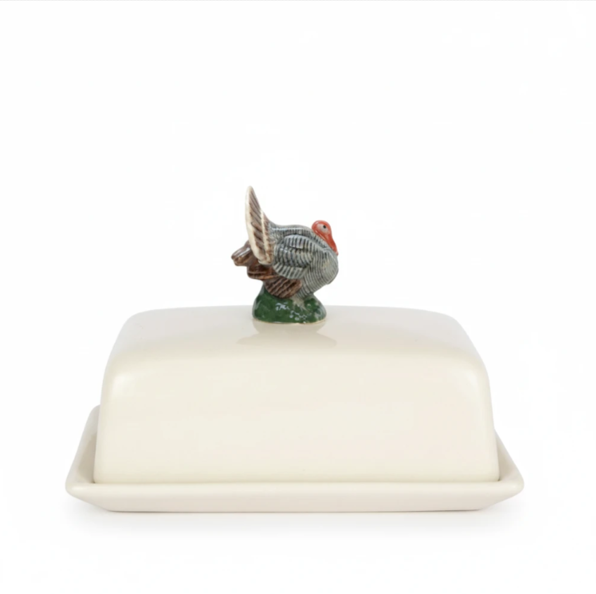 Turkey Butter Dish | Quail Ceramics
