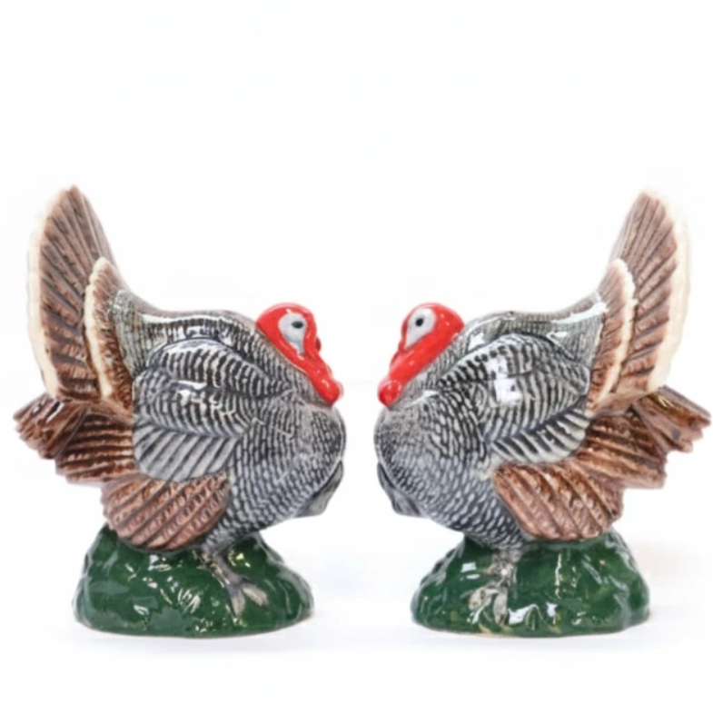 Turkey Salt & Pepper Shakers | Quail Ceramics
