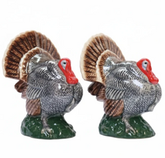 Turkey Salt & Pepper Shakers | Quail Ceramics