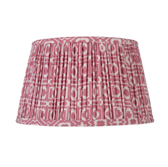Hand-pleated Pink Alotablots Lampshade | Kelling Home
