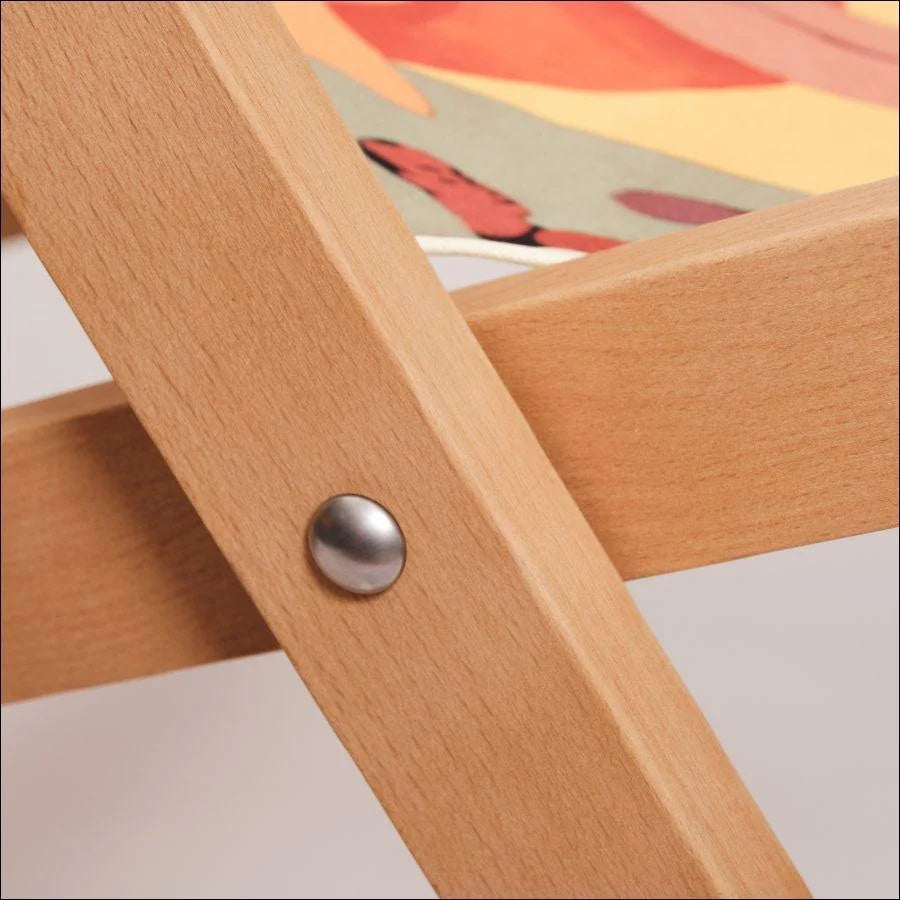 Vintage Inspired Wooden Deckchair- Point Of Contact - TATE - Victor Pasmore