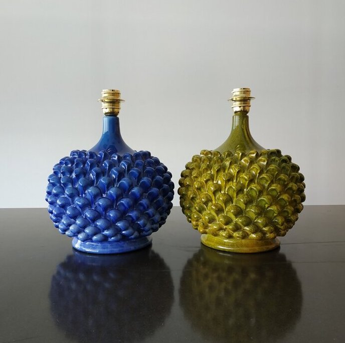 Handmade Ceramic Cipolla Lamp 