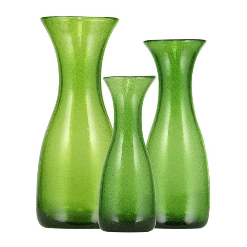 Apple Green Handmade Glass Carafe