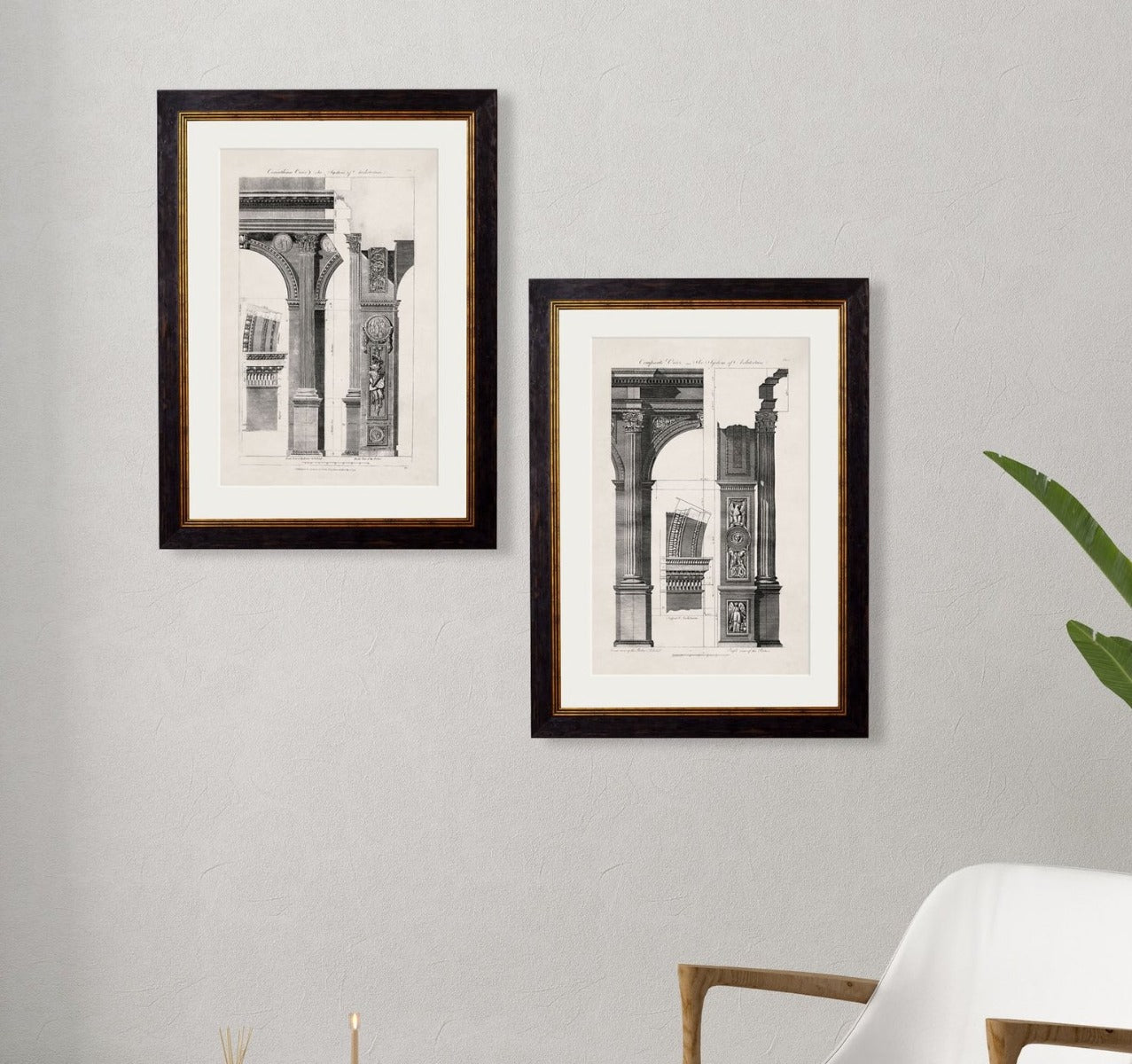 C.1796 Architectural Study of Arches Framed Prints
