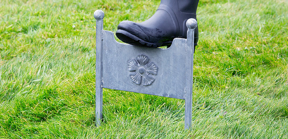 Boot Scraper Grainger Heavy Duty Galvanised Steel Boot Scraper | Arthur Jack - lesser spotted