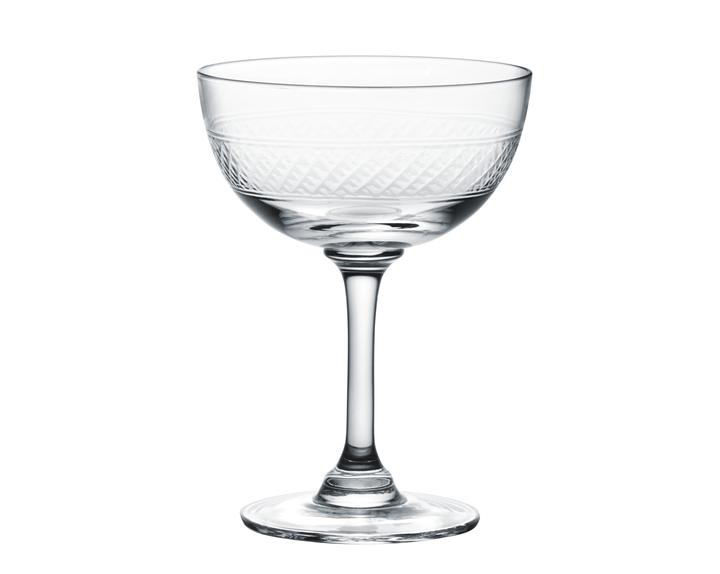 The Vintage List Crystal Champagne Saucer Glass