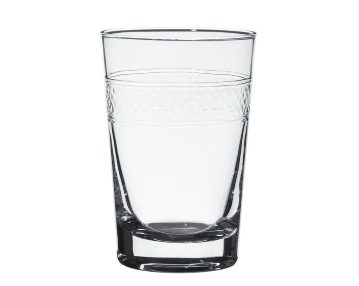 Set of 6 'Bands'  Crystal Tumblers The Vintage List 