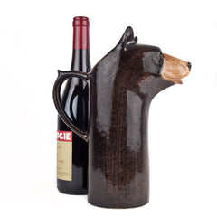 Black Bear Wine Jug