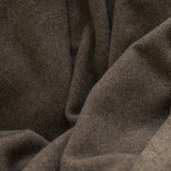 100% Cashmere Natural Brown Throw