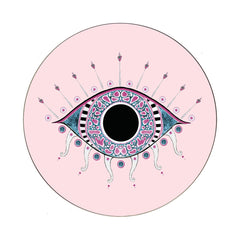 Scarlett Evil Eye'  Pink Placemat