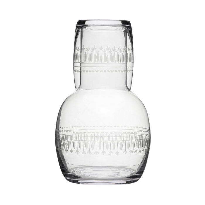 Ovals Carafe & Glass