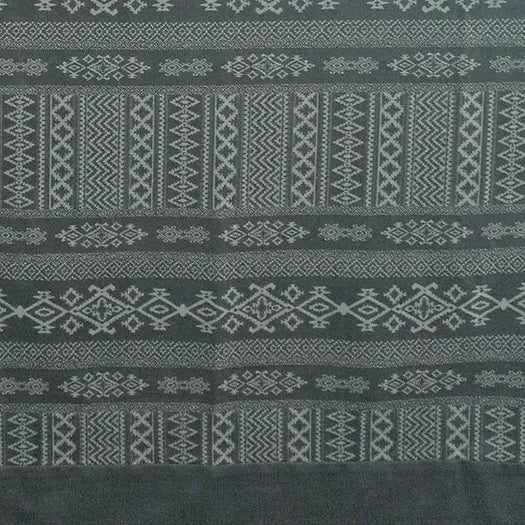 Arabica Tablecloth in Charcoal Grey & Cream | Julia Brendel