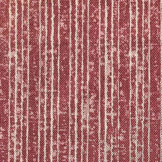 Tribes Narrow Stripe, Raspberry Linen Fabric | Julia Brendel