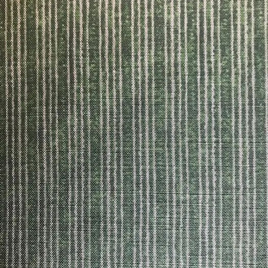 Tribes Narrow Stripe, Wheatgrass Geen Linen Fabric | Julia Brendel