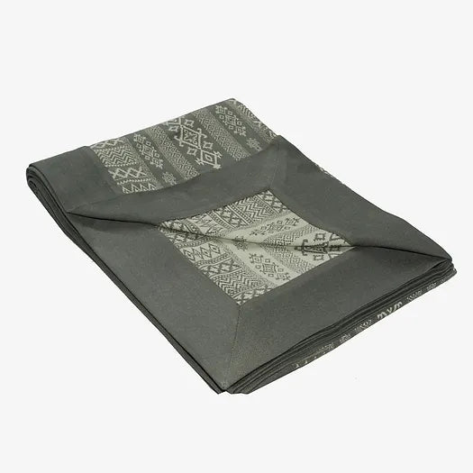 Arabica Tablecloth in Charcoal Grey & Cream | Julia Brendel