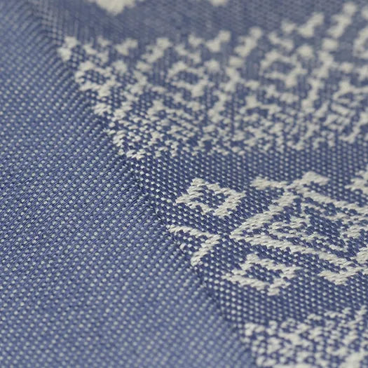 Arabica Tablecloth in Blue & Cream | Julia Brendel