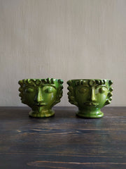 Angelo' Handcrafted Sicilian Head Vase