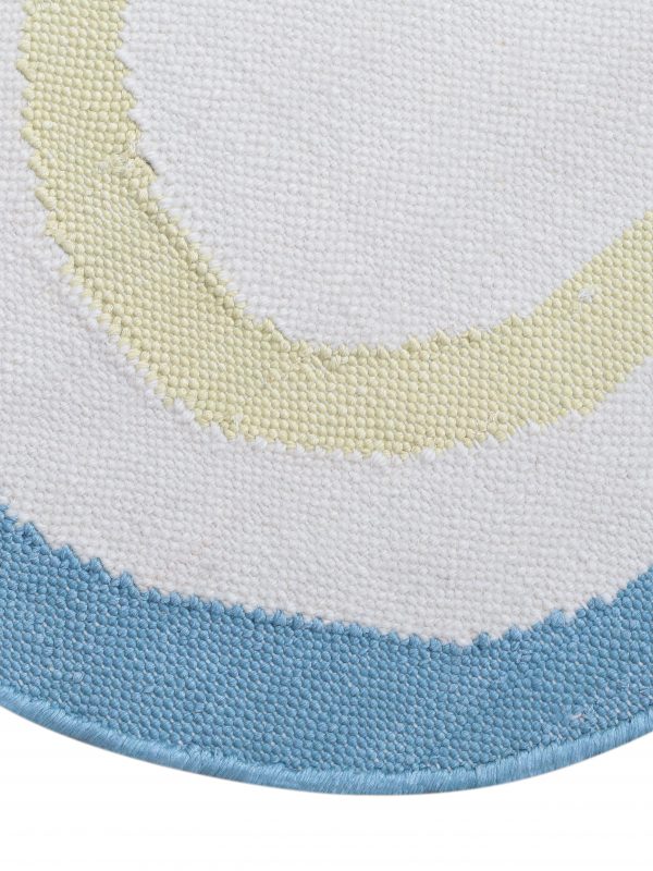 Flat Woven Scallop Rug