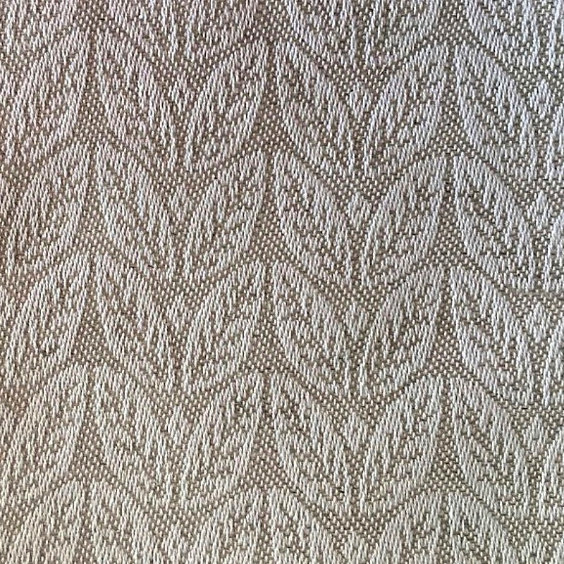 Memory' Leaf Design Natural Tone Linen Fabric