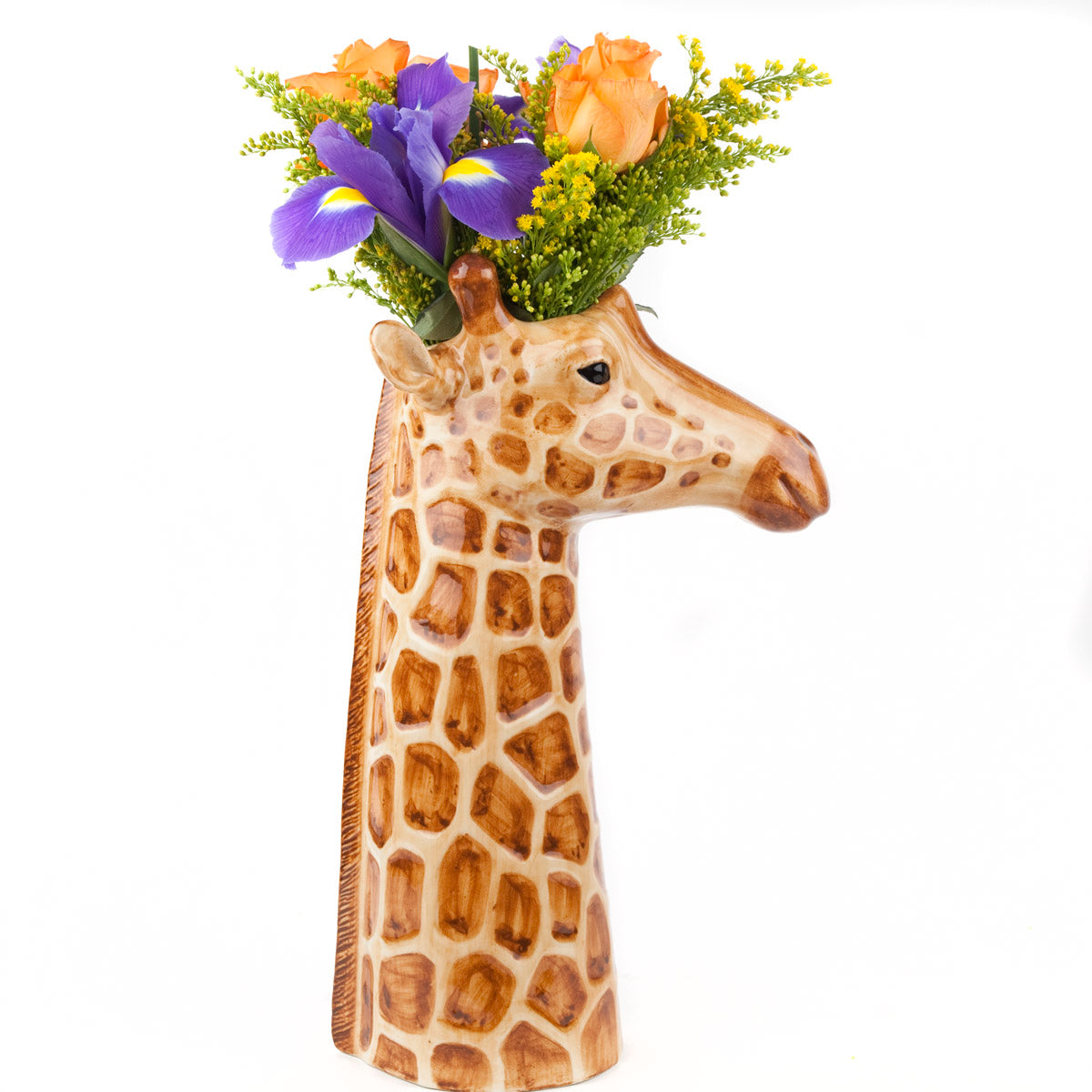 Giraffe Flower Vase Quail Cermics