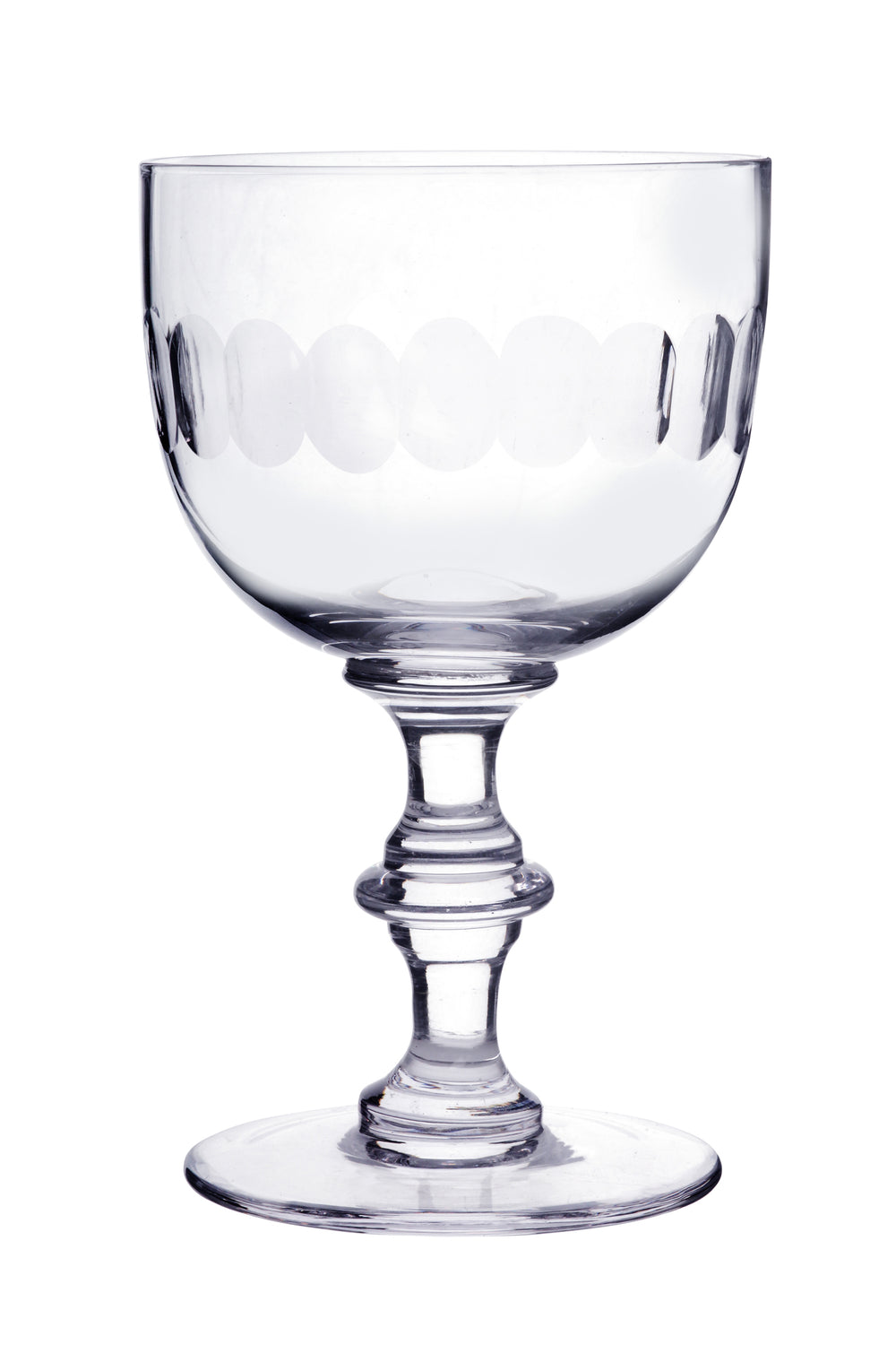 Set of 6 'Lens' Wine Goblets