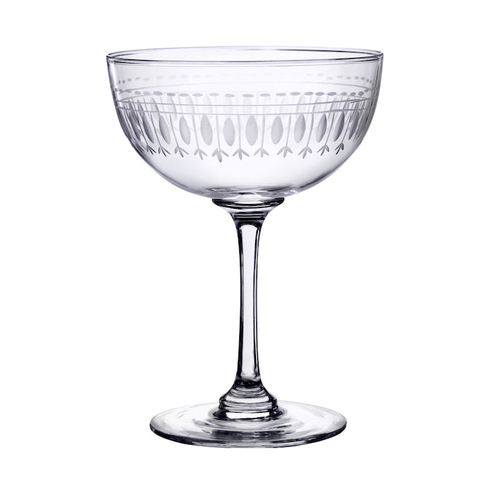 Set of 6 'Ovals' Champagne Glasses