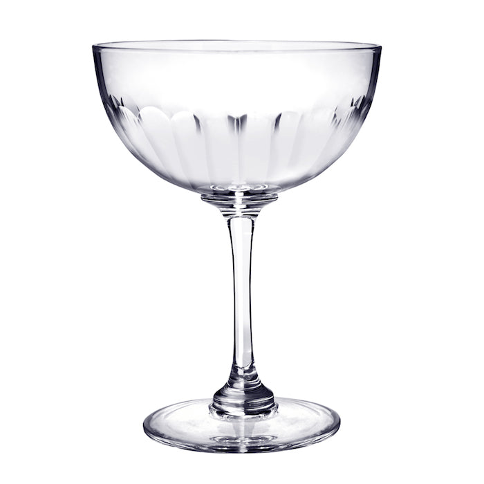 Set of 6 'Lens' Champagne Glasses