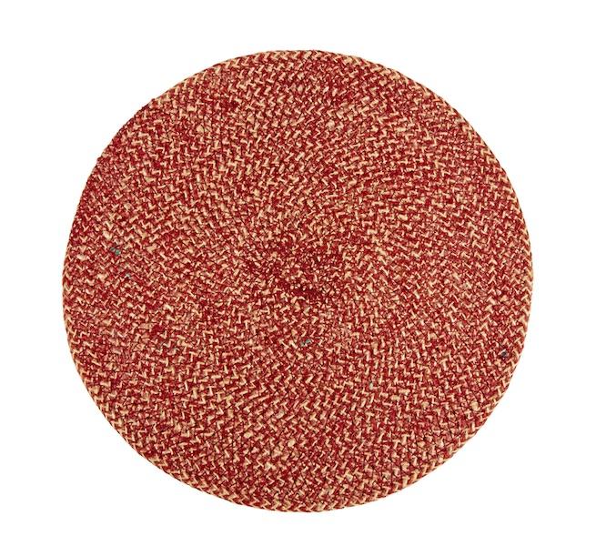 Jute Placemats Guardsman Red Fibre Dining Serving Mats Tableware