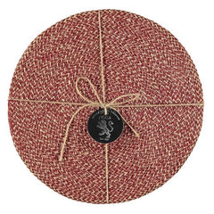 Jute Placemats Guardsman Red Fibre Dining Serving Mats Tableware