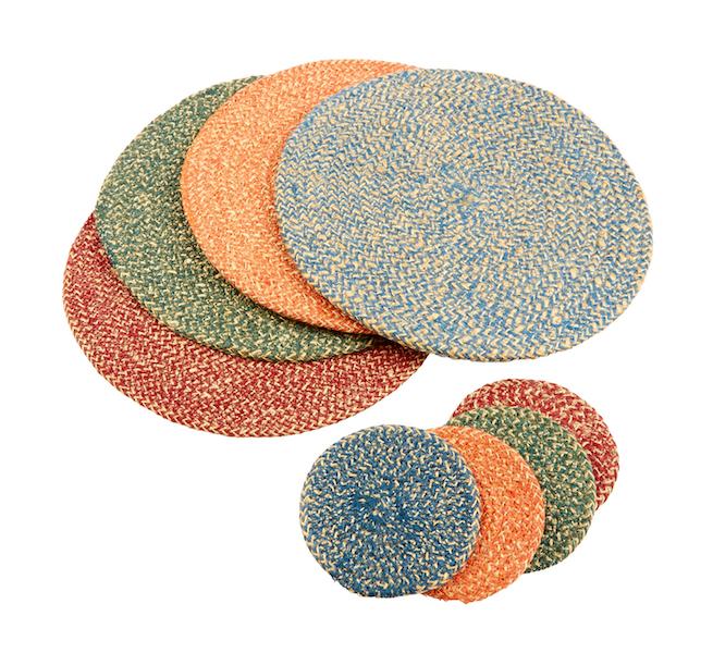 Jute Coasters Guardsman Red Natural Fibre Dining Tableware