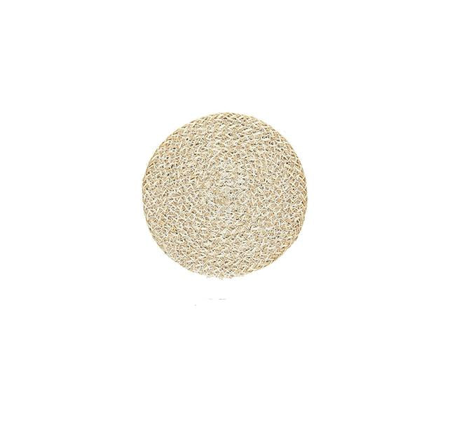 Jute Coasters Pearl White Natural Fibre Dining Tableware