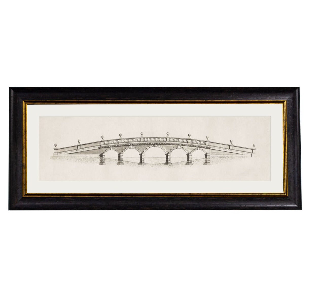 C.1756 Architectural Elevations of Bridges Framed Prints