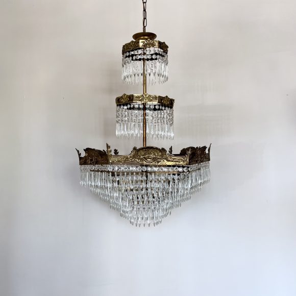 Mid Century Balloon Chandelier 