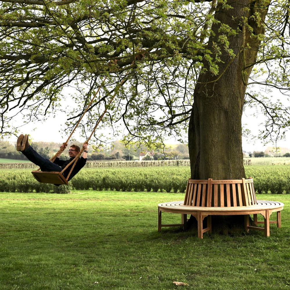 Solid Oak Personalised Large Swing | Oak & Rope Company