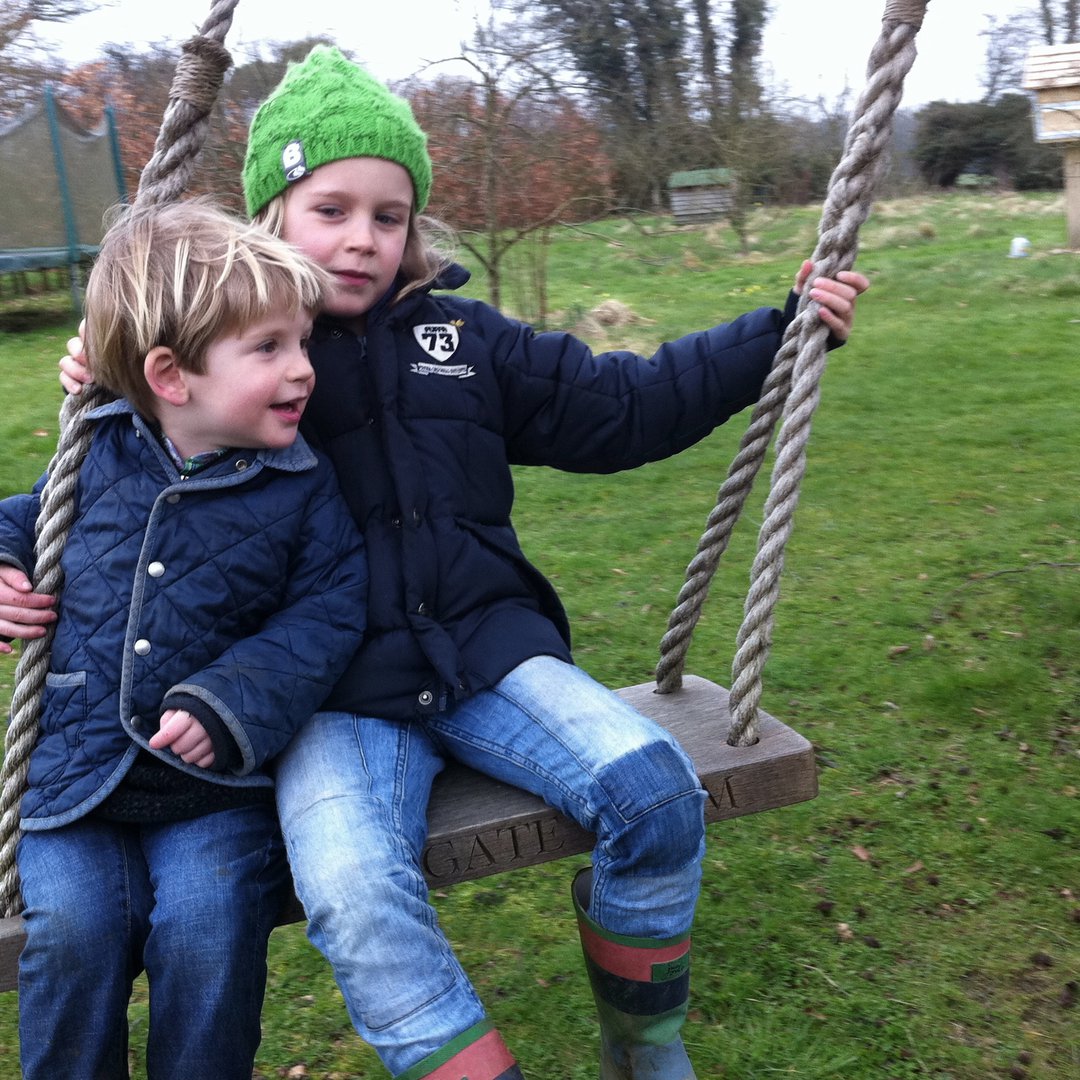 Solid Oak Personalised Large Swing | Oak & Rope Company