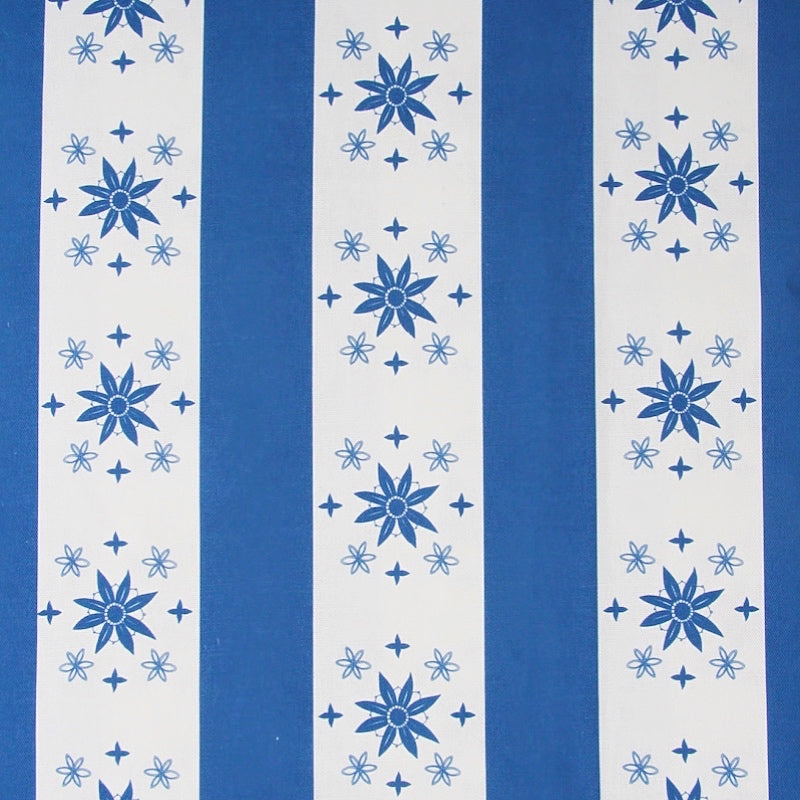 Arista' Striped Lapis Blue Fabric