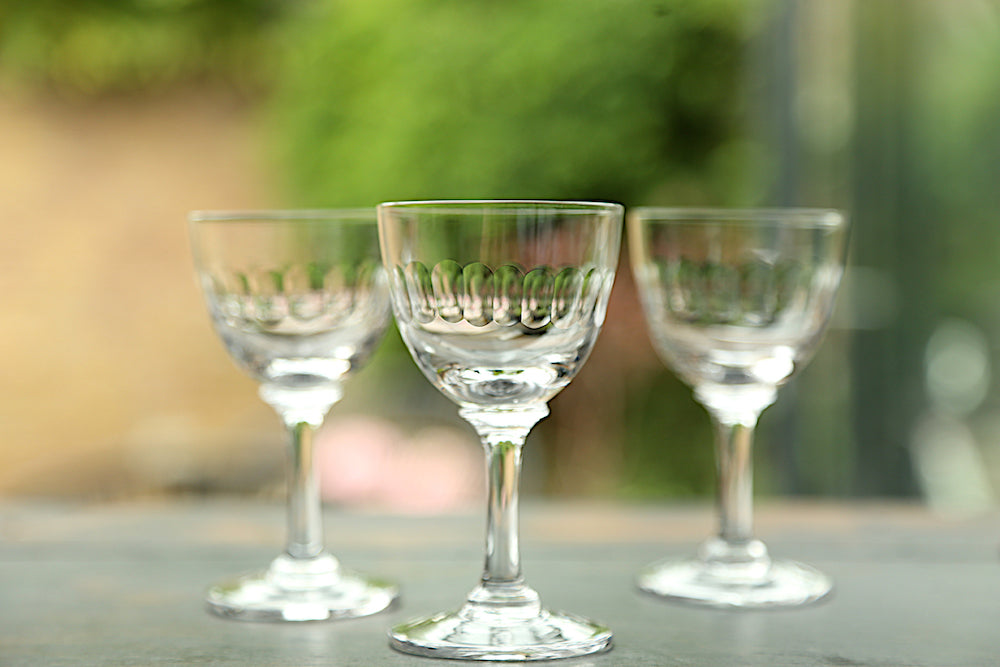 Set of 6 'Lens' Liqueur Glasses