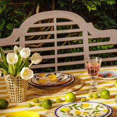 Set Of 4 Peaches Plates | After Matisse | Casa By JJ