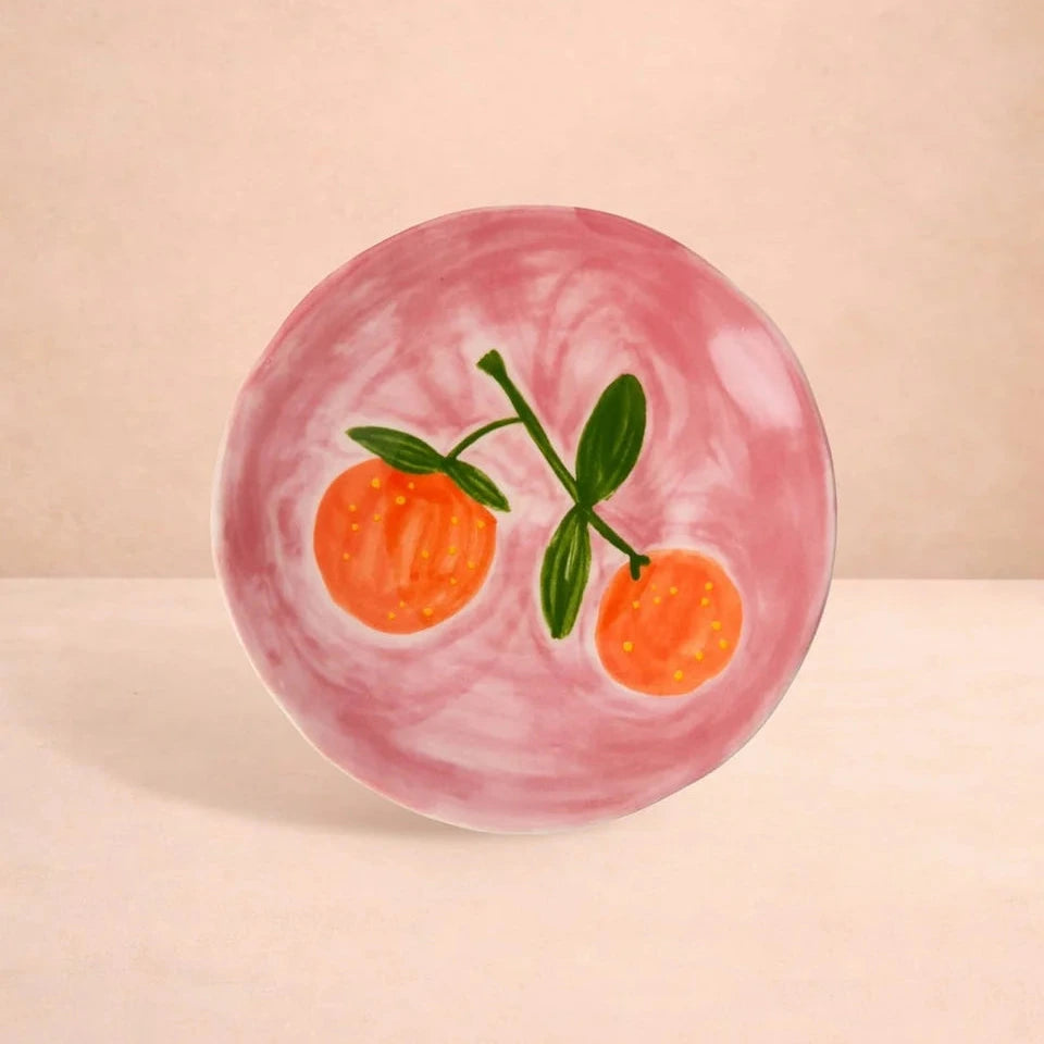 Set Of 4 Peaches Plates | After Matisse | Casa By JJ