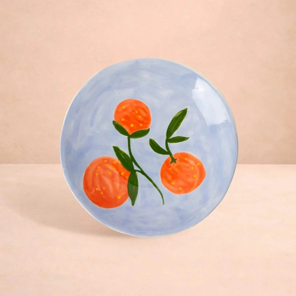 Set Of 4 Peaches Plates | After Matisse | Casa By JJ