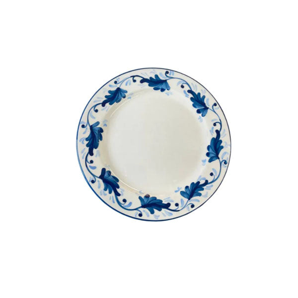 Mews Furnishings Spanish Handpainted Side Plate With Indigo 'Floral' Design