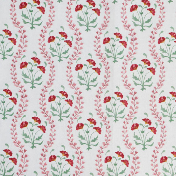 Mews Furnishings Iznik Vine Persian Rose Floral Fabric