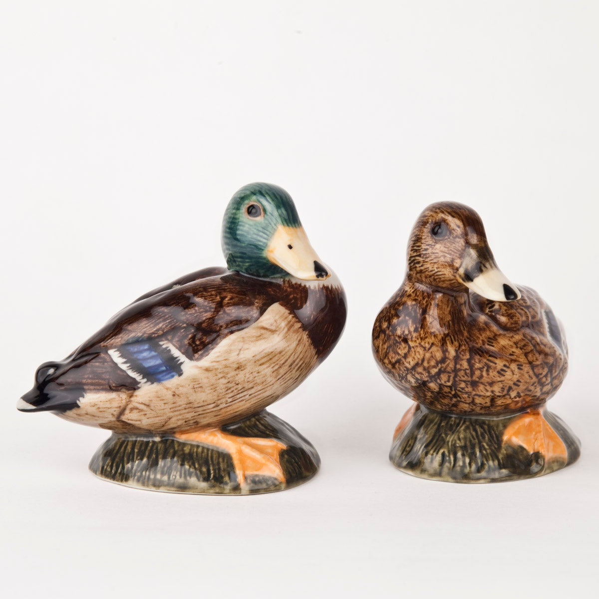 Mallard Salt & Pepper Set Quail Ceramics
