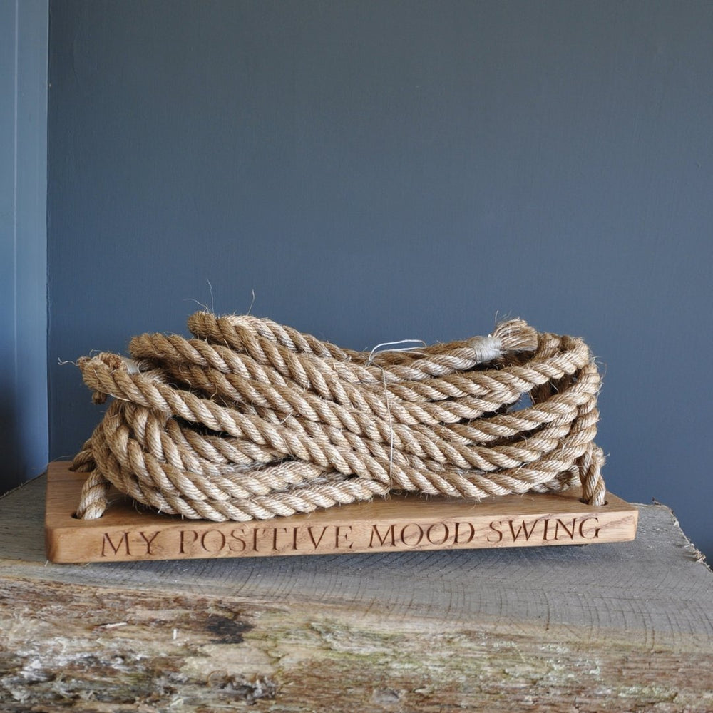 Solid Oak Personalised Medium Swing | Oak & Rope Company