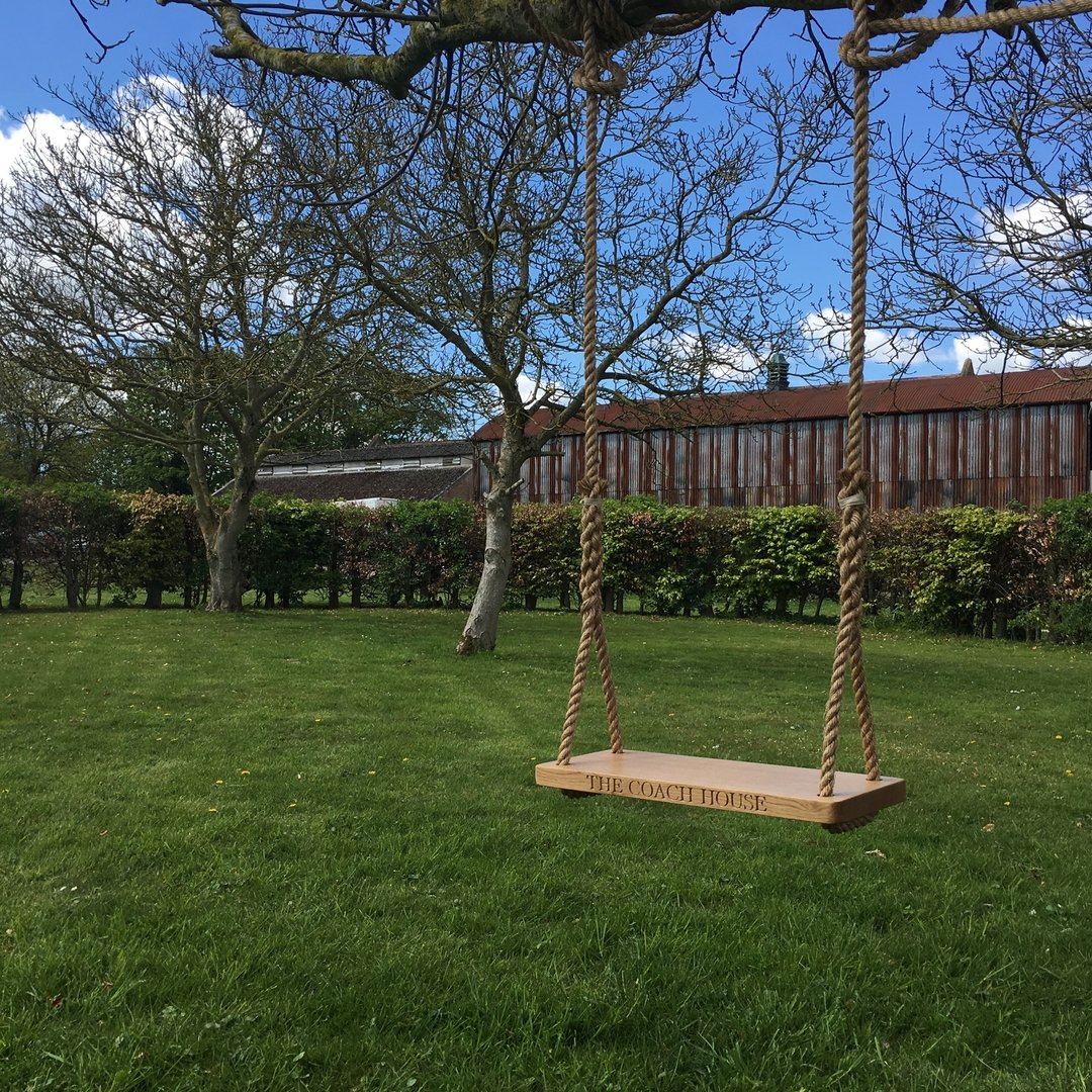 Solid Oak Personalised Medium Swing | Oak & Rope Company